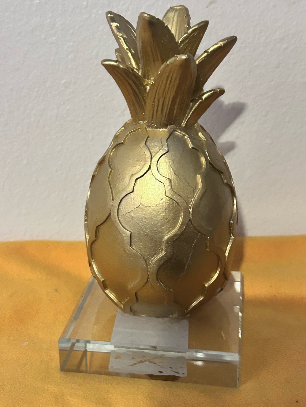 Gold Pineapple (Positive Energy & Good Fortune Symbol) Hobby Lobby Home Accent